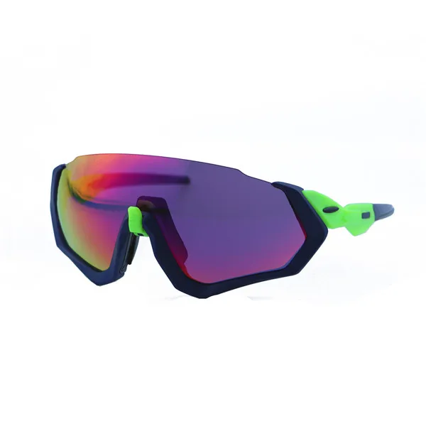 Мужские и женские ультралегкие поляризованные велосипедные очки сменные линзы уличные очки модные солнцезащитные очки против УФ с 2 шт. Запасные линзы - Цвет: Blue Green