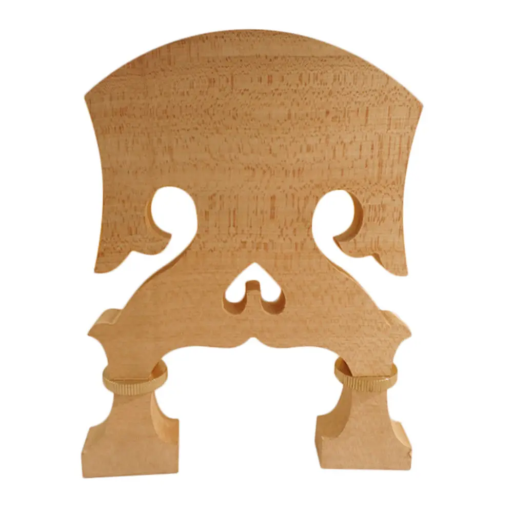 

Baroque Style 3/4 Double Bass Upright Bass Maple Bridge Seperate Screw Divided