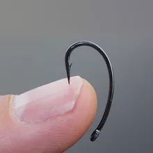 50 шт./лот Профессиональный Карп Рыболовный крючок 5 H высокоуглеродистой стали рыболовный крючок с заусенцем