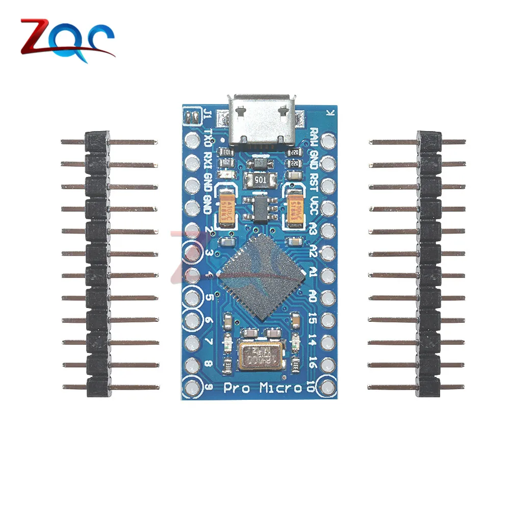 ATmega32U4 Pro Micro USB 5 в 16 МГц модуль платы для Arduino Leonardo ATMega 32U4 контроллер Pro-Micro замена Pro Mini с контактами