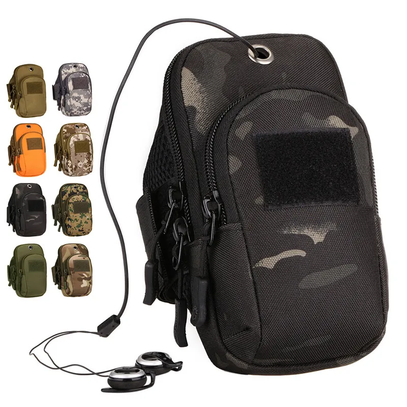 

Multifunctional Fashion Armband Bags Protective Phone Zip Pockets Waterproof Arm Pack for Running