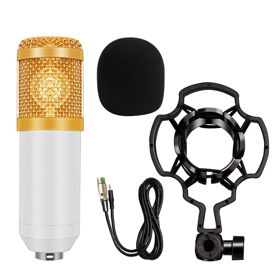 BM-800 микрофон для караоке Студийный конденсаторный микрофон проводной Студийный микрофон для записи вокала KTV