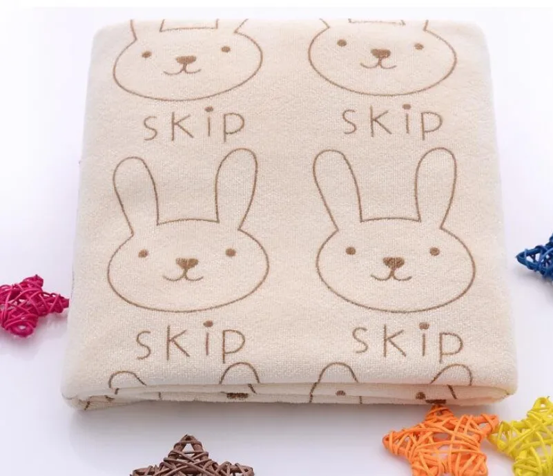 Cute Rabbit Soft Microfiber Baby Infant Newborn Absorbent Drying Washcloth Bath Towel Feeding Cloth toalha de banho