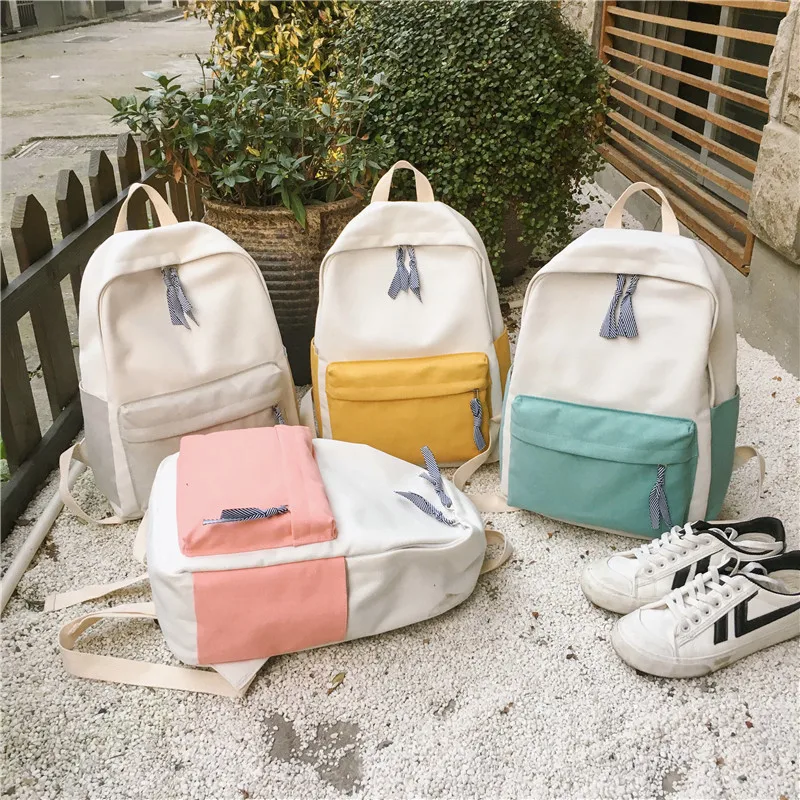 Menghuo nueva de lona de las mujeres Mochilas para Preppy estilo Patchwork bolsas para la escuela de chicas adolescentes portátil mochila bolsa de viaje Mochilas Menghuo nueva de lona de las mujeres Mochilas para Preppy estilo Patchwork bolsas para la escuela de chicas adolescentes portátil mochila bolsa de viaje Mochilas