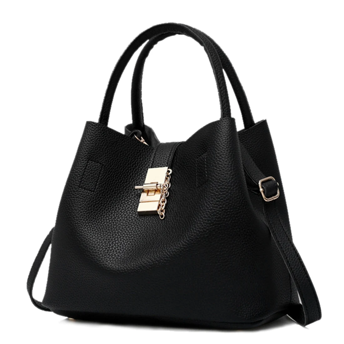 

DCOS retro new fashion shoulder bag thickening microfiber portable bucket bag ladies Messenger bag