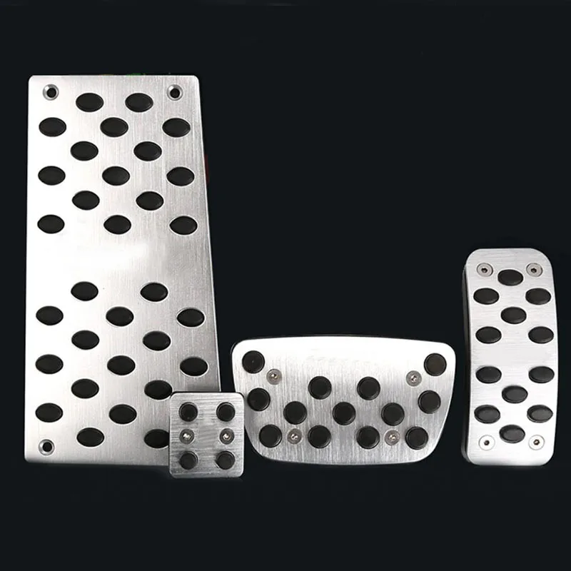 

Car Accessory For TOYOTA CAMRY 2006-2015 AT Aluminium Accelerator gas Brake Footrest Pedals pads Stickers Styling Plates Pad 3PC
