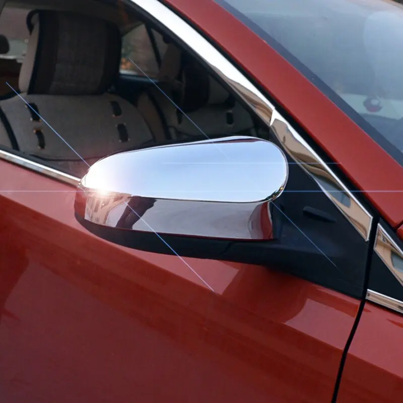 

For citroen C1 ABS Chrome 2014 2015 2016 2017 2018 Car rearview mirror cover trim decoration car styling accessories 2pcs