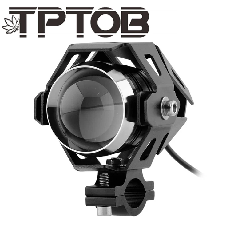 

TPTOB 2PCS 125W Motorcycle LED Headlight 3000LM U5 Motorbike Driving Spotlights Moto Fog Spot Head Light Lamp U5