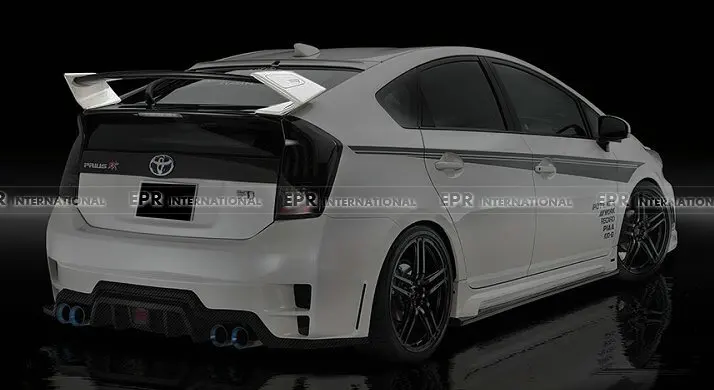 FRP отделка спойлера ДЛЯ Toyota Prius ZVW30 RR-GT 08'. 05~ 11'. 11 TMK стиль стекловолокна заднего крыла губ(предварительно Переделанный) тела комплект гонок