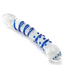 Pyrex glass dildo fake penis crystal anal beads butt plug prostate massager g-spot female masturbation Sex toys for women men