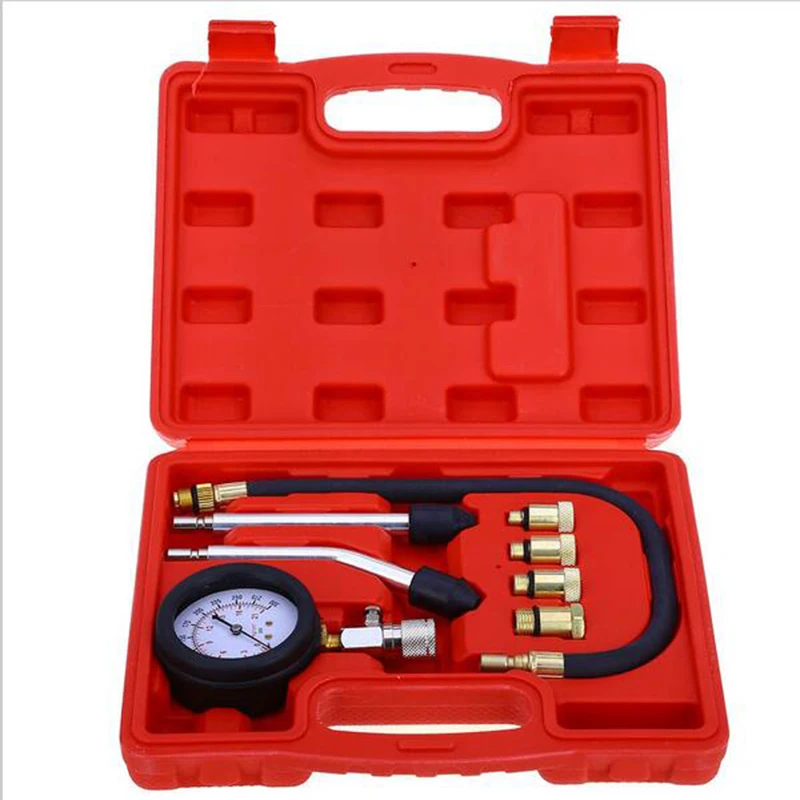 

Best Selling Rapid Type Pressure Gauge Tester Kit Motor Auto Petrol Gas Engine Cylinder Compression Gauge Tester Tool