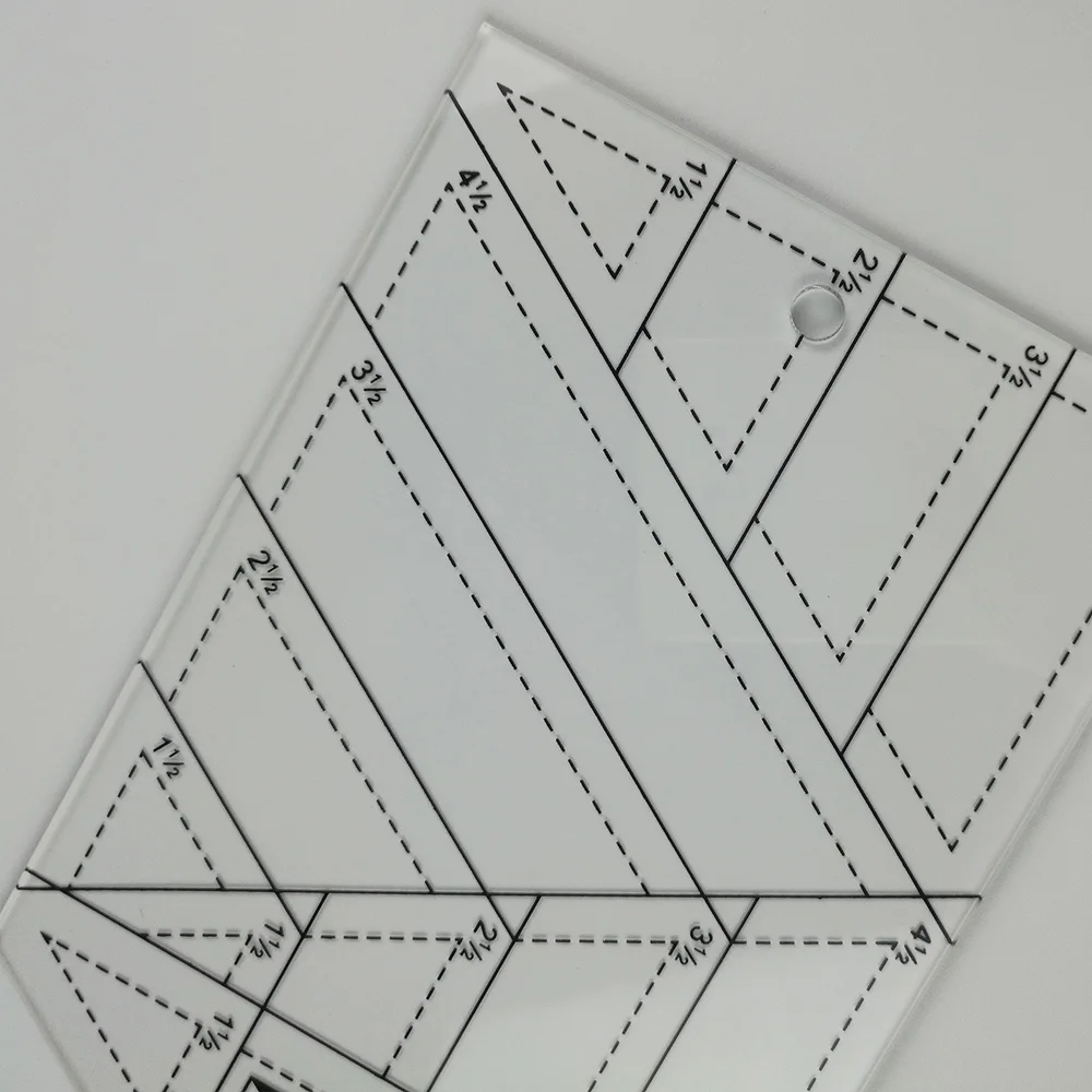 

Patchwork Ruler DIY Tailor Transparent Ruler Sewing Accessories Ruler Fabric Sewing Measure Patchwork Ruler DIY Tailor Tools