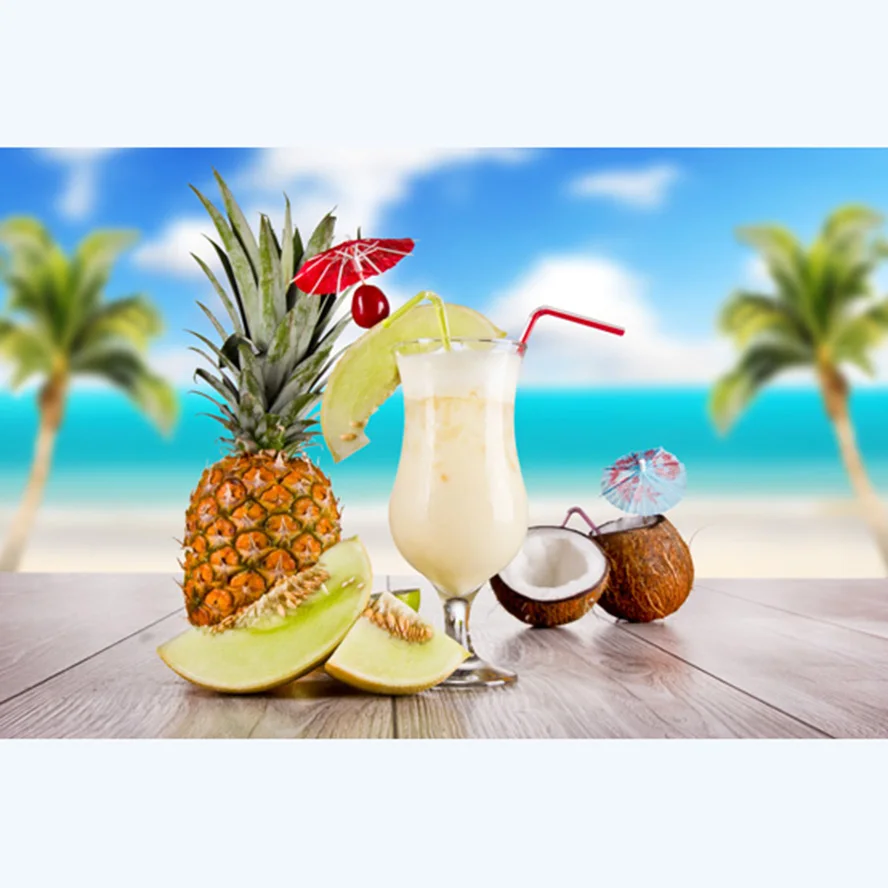 Full Square Round Drill 5D DIY Diamond Painting Fresh fruit tea 3D Embroidery Cross Stitch Mosaic Rhinestone Home Decor