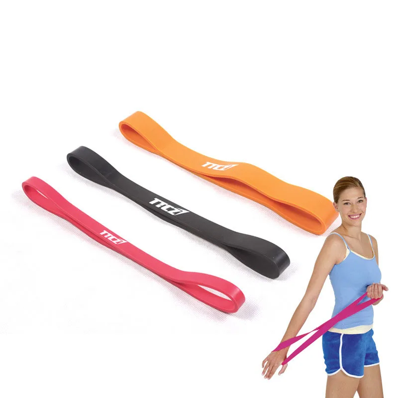 Fitness elastic bands resistance band nature latex pull rope rubber