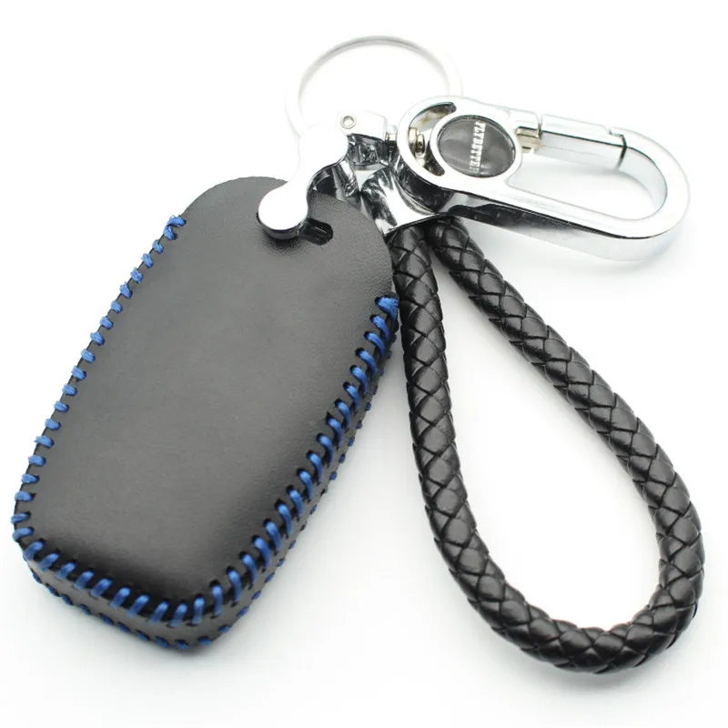 FLYBETTER из натуральной кожи 4 Кнопка Автозапуск Smart Key чехол для Kia Sorento/Rio/Rio5/Optima автомобильный дизайн(B) l74
