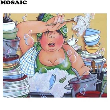 5D DIY фото на заказ Алмазная картина Алмазная вышивка пейзаж Картина Алмазная мозаика леди, Рождественское украшение