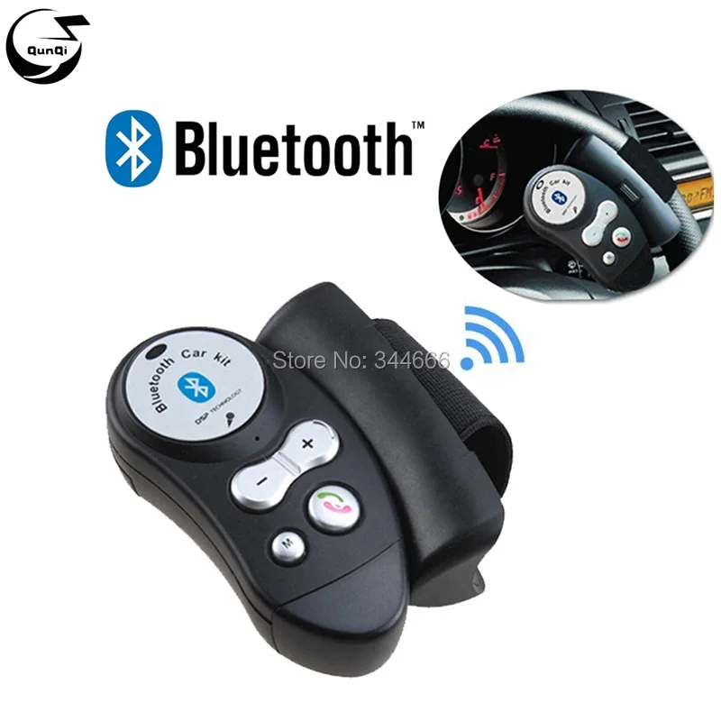 Steering wheel Wireless Bluetooth Car Kits Safety Driving Mini