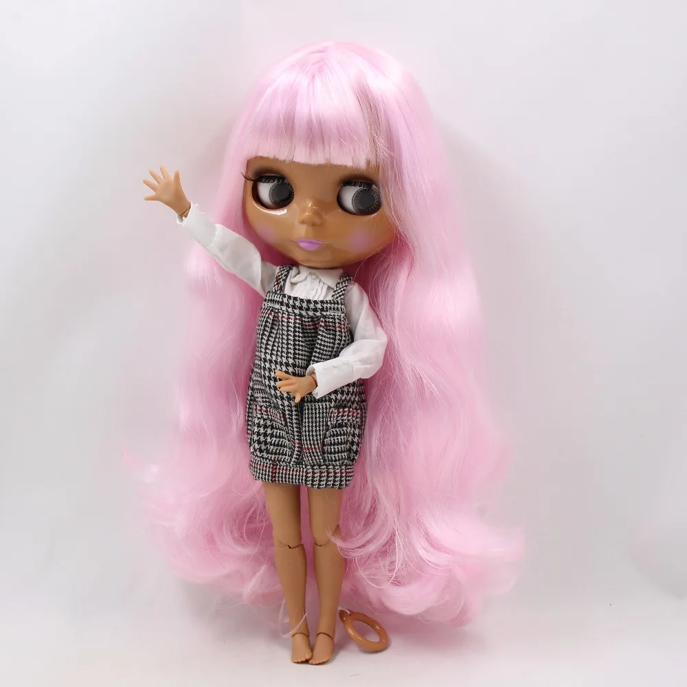 Ледяная кукла DBS Blyth 1/6 bjd игрушка розовые волосы с челкой совместное тело