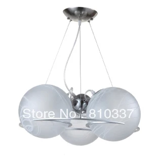 New Modern 3 Glass Shade font b Ceiling b font Light Lamp Lighting Fixture Droplight Bedroom