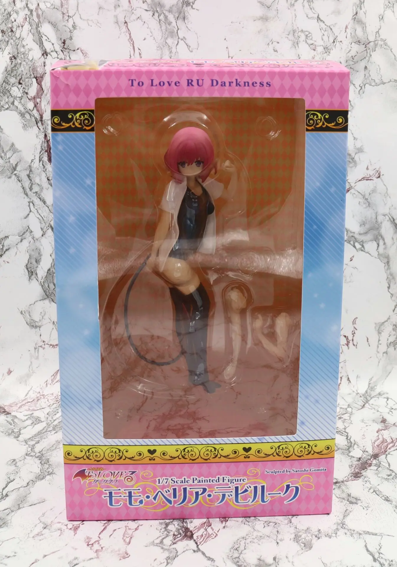 Аниме Япония MaxFactory MF TO LOVE RU Dark Momo & Nana фигурка Сексапильный маленький чертенок