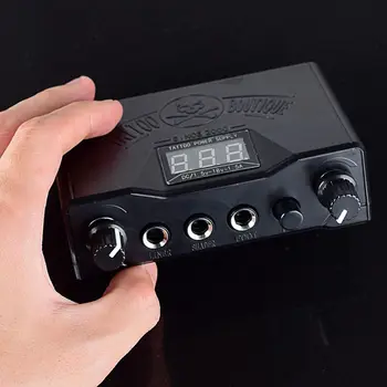 

Tattoo Black Double LED 3 Digital Display Tattoo Power Supply For Tattoo Kits Permanent Makeup Tattoo Supplies