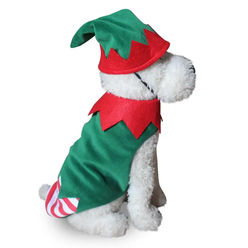 KKWL одежда для домашних животных Рождественский клоун собачий Костюм Собака в Забавный костюм платье пальто Хэллоуин костюм пальто Косплей
