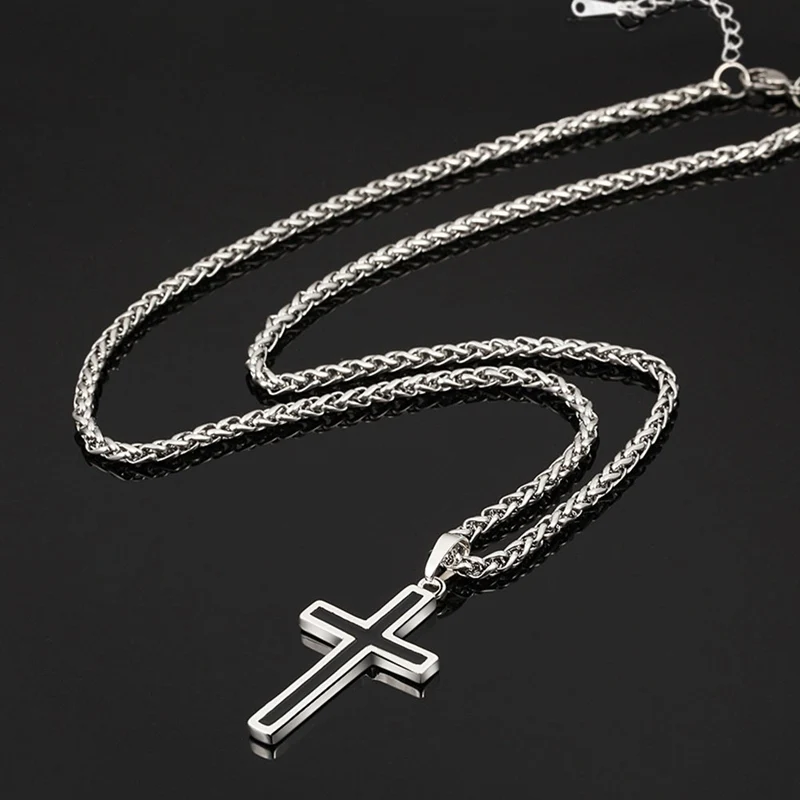 Religious Christian Jewelry For Men/Women Necklace Stainless Christmas