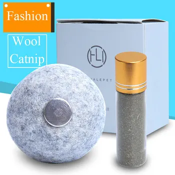 

SMARTPET Interactive Funny Cat Toys Pure Wool Teaser Cat Ball with Attractive Catnip Cat Scratch Toys For Cat Funny Ball