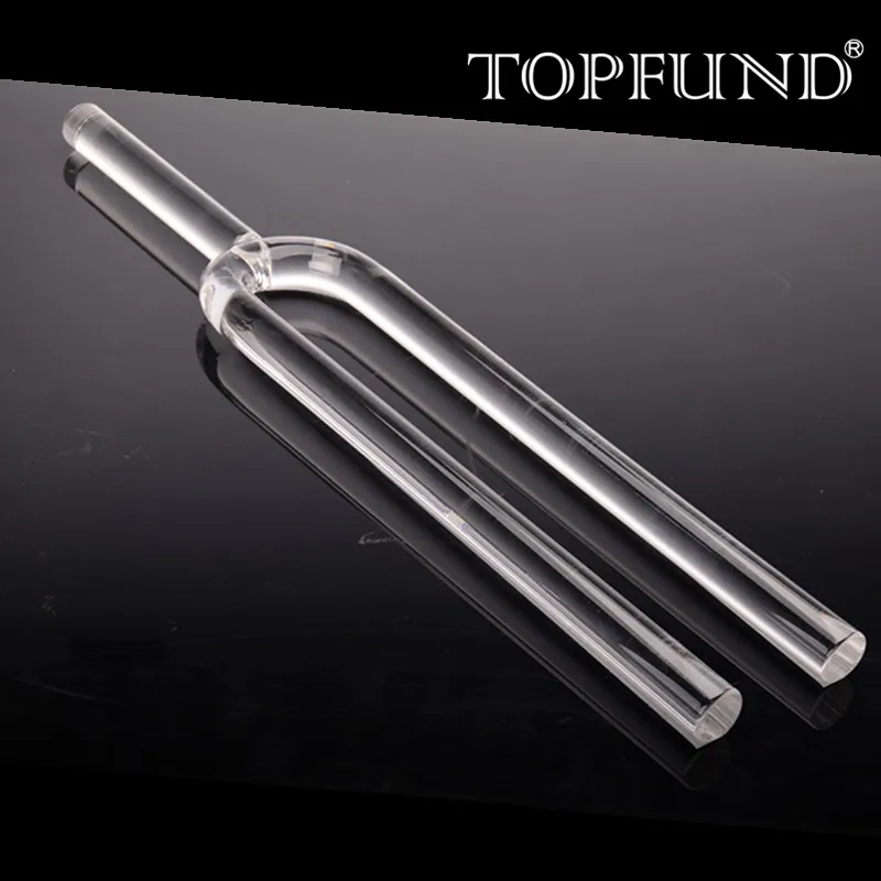 Buy TOPFUND Clear Chakra Quartz Crystal Tuning Fork Diameter in 16MM Different