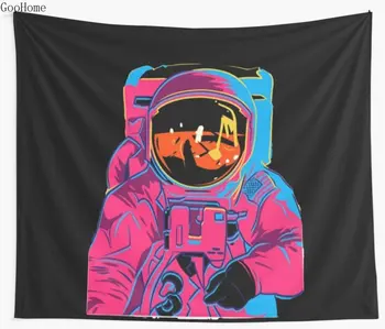 

Trippy rainbow Astronaut Wall Tapestry Cover Beach Towel Throw Blanket Picnic Yoga Mat Home Decoration