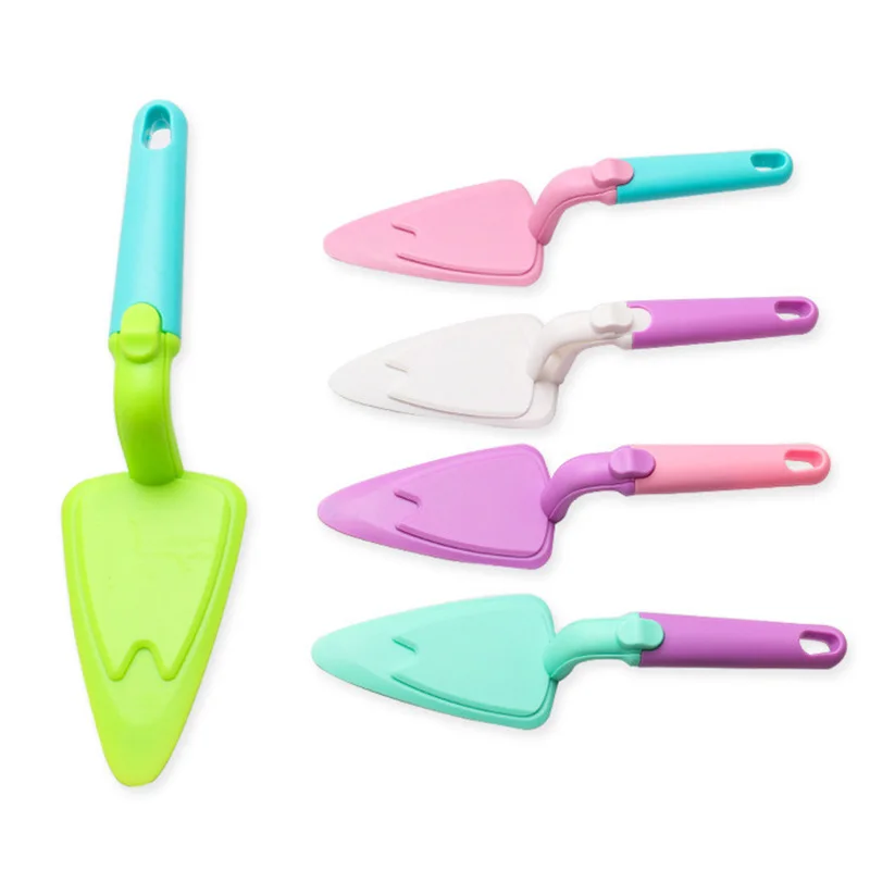 

Plastic Cake Shovel Spatual Creative Multifunction Pizza Pastry Cutter Double Shovel Kitchen Baking Tools
