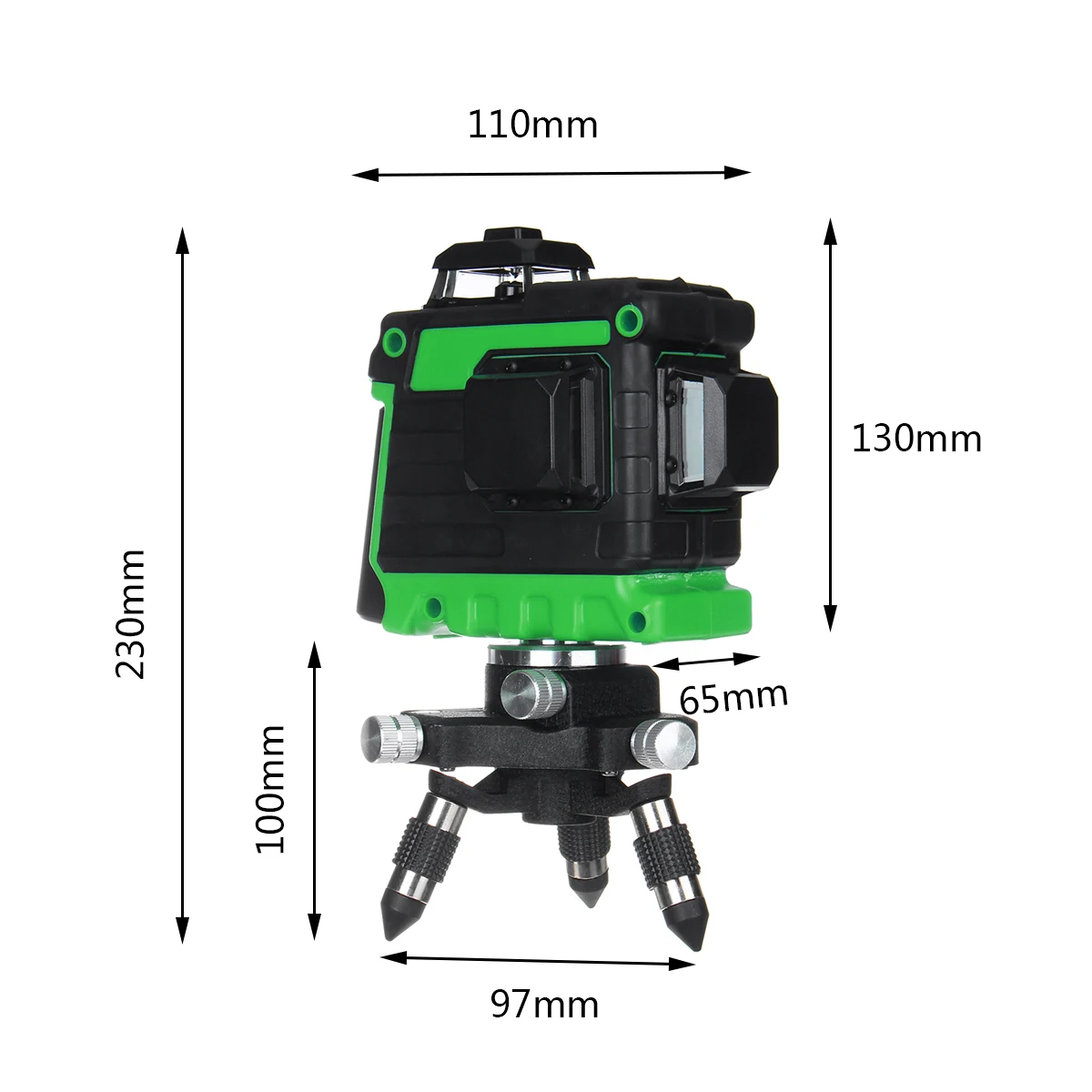 12 Lines 3D Laser Level Self-Leveling 360 Horizontal And Vertical Cross Super Powerful Green Laser Beam Line+5800mAh battery