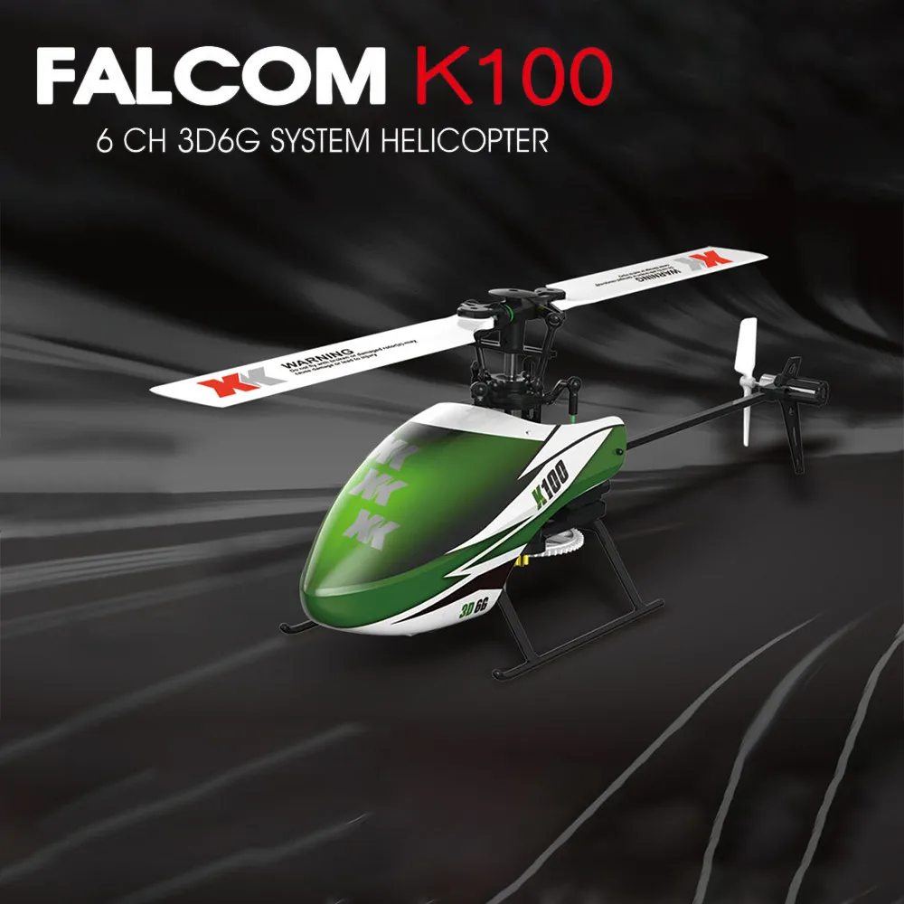 XK K100 RC Helicopter 6CH 3D 6G System RTF RC Helicopter Built-in Gyro Super Stable Flight Kid Toys Helicopter Remote Control
