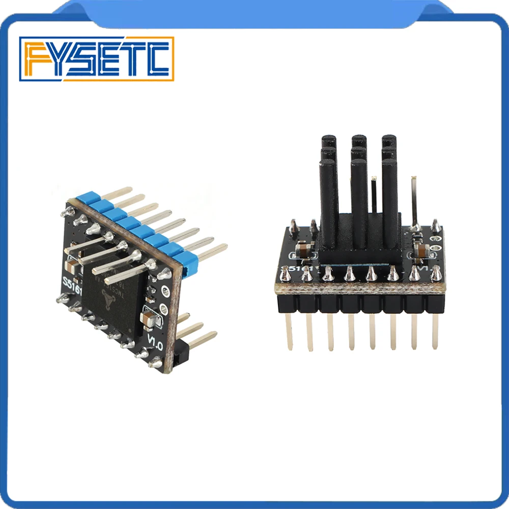 2 шт. TMC5161 V1.0 SPI Драйвер шагового двигателя высокая мощность 3.5A бесшумный драйвер