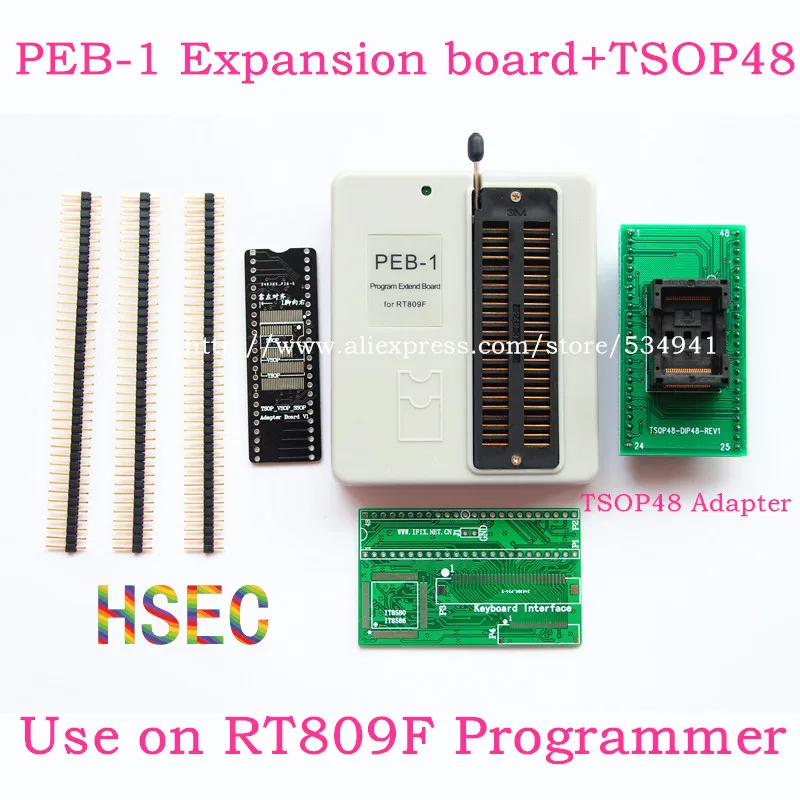 PEB 1 плата расширения + разъем адаптера TSOP48 для RT809F lcd usb программатора с поддержкой