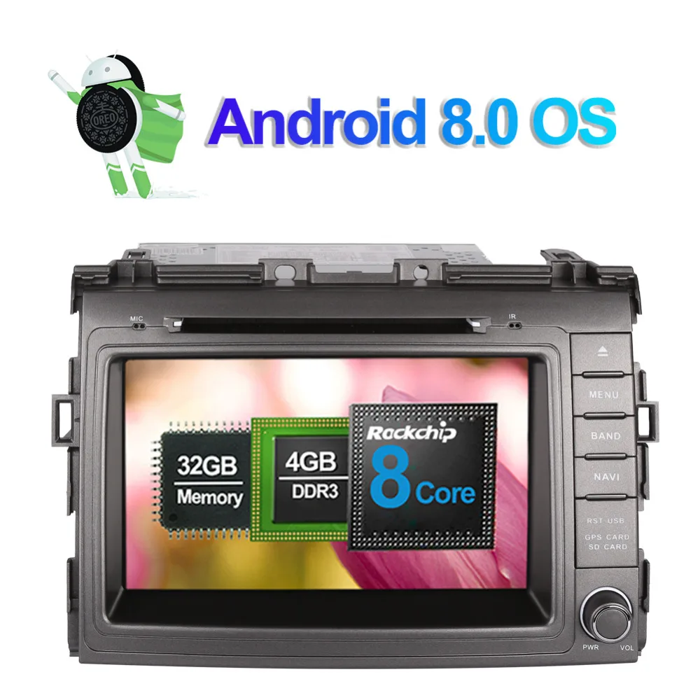 Flash Deal 4GB RAM Android 8.0 Car DVD Multimedia Player For Toyota Previa Estima Tarago Canarado 2006- Auto Radio Stereo GPS Navigation 2
