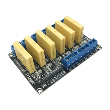 

6 channel solid state relay module 5V12V24V low level DC control DC load 5A for PLC automation equipment control