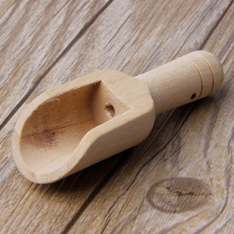

Mini Handmade Wooden Tea Sugar Salt And Scented Tea Multi Use Spoon