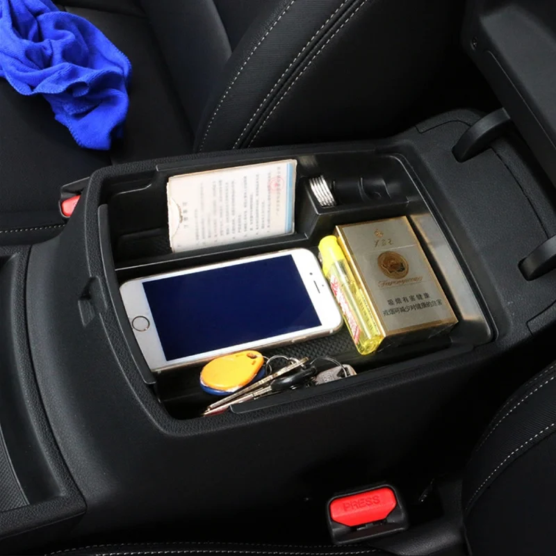 

Car Styling Center Console Armrest Storage Box Glove Box LHD For KIA Sportage QL 2016 2017 AT Interior Auto Accessories