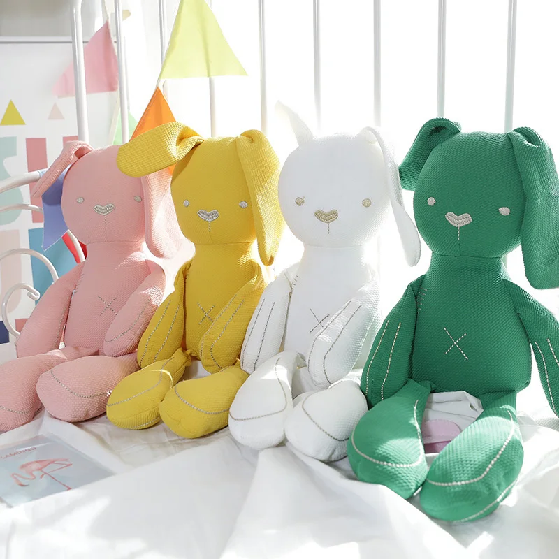 

Cute Rabbit Doll Baby Soft Plush Toys For Children Stuffed Animal Bunny Kids Pillow Sleeping Mate Baby Appease Toy Newyear Gift