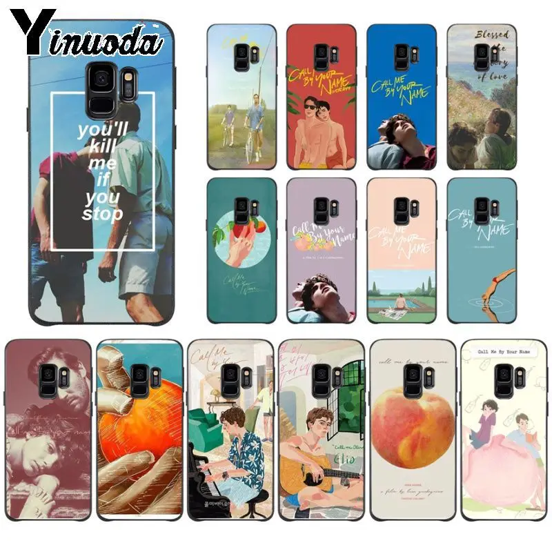 Мягкий силиконовый чехол для телефона Yinuoda Call Me by Your Name poster Samsung Galaxy s9 s8 plus note8 note9 s7