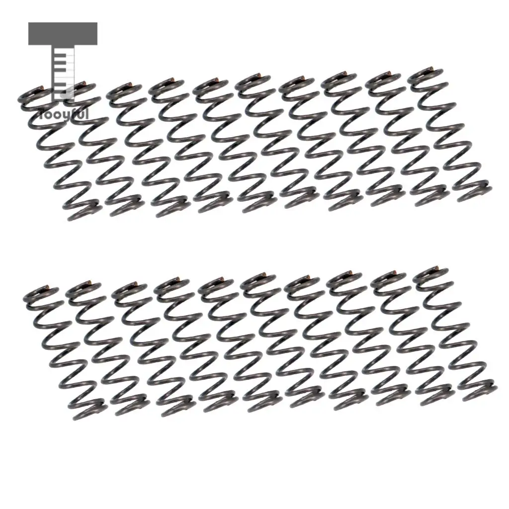 Tooyful 20pcs/set 16mm Short Straight Humbucker Pickup Mounting Springs for Guitar Bass Pickups