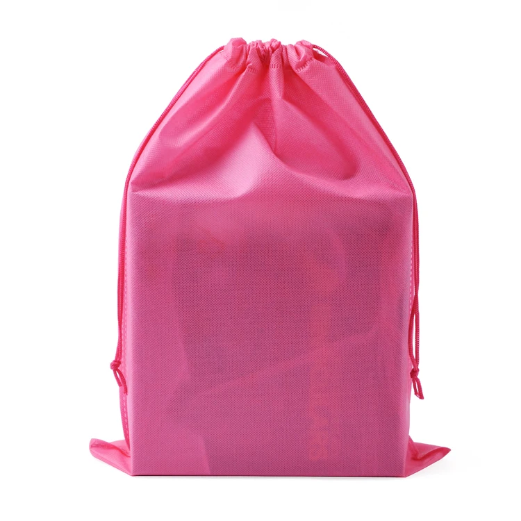 Оптовая продажа логотип подарок Сумки ювелирные изделия Организатор 50 шт./лот 20*28 см розовый Рождество свадебной упаковку нетканые сумка