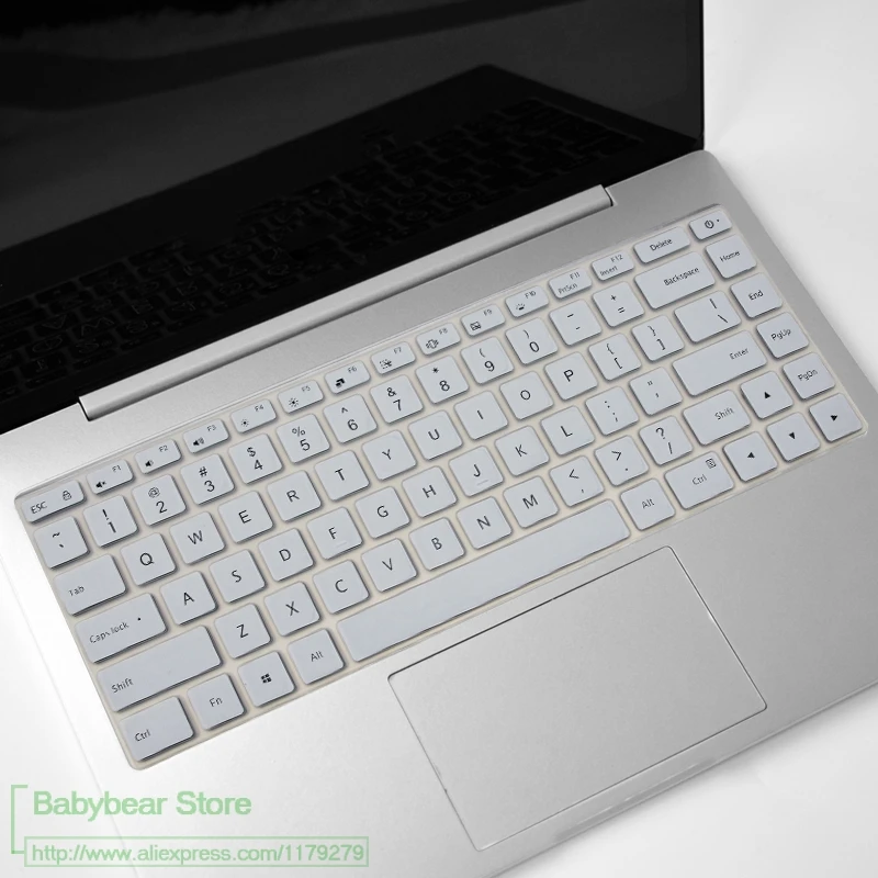 Для Xiaomi Mi notebook Pro 15 15,6 i7-8550U i5-8250U ноутбук Цветной силиконовый чехол для клавиатуры защитный чехол для ноутбука - Цвет: white