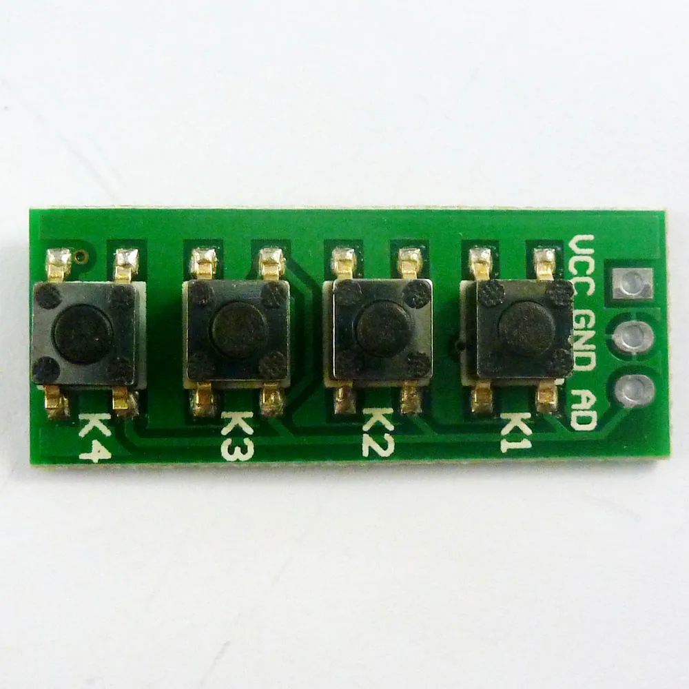 5 шт. с эскизом UNO R3! Модуль разработки клавиатуры 4 кнопками для Arduino ADC|keyboard