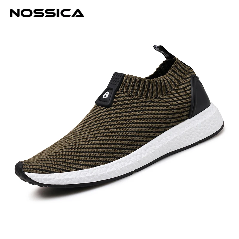 

NOSSICA 2018 Summer Hot Sale Shoes Men Sneakers Breathable Mesh Loafers Casual Shoes Comfortable Soft Flat Male Shoes Slip on