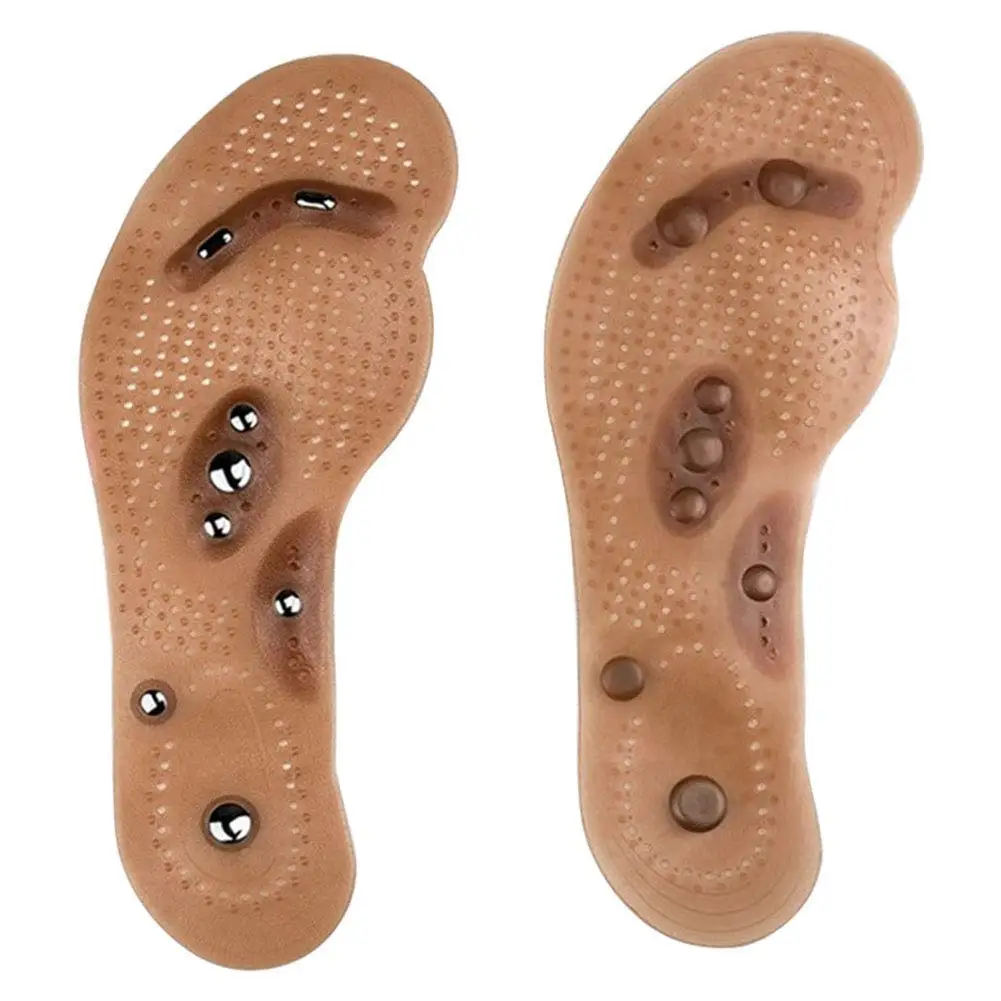 

FGGS-1 Pair Foot Care Cushion Acupressure Slimming Insole Pad Magnetic Massage Shoes Insoles
