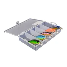 5 отсек ловли карпа Box аксессуары приманки коробка для хранения прозрачный креветки Коробки рыболовные снасти