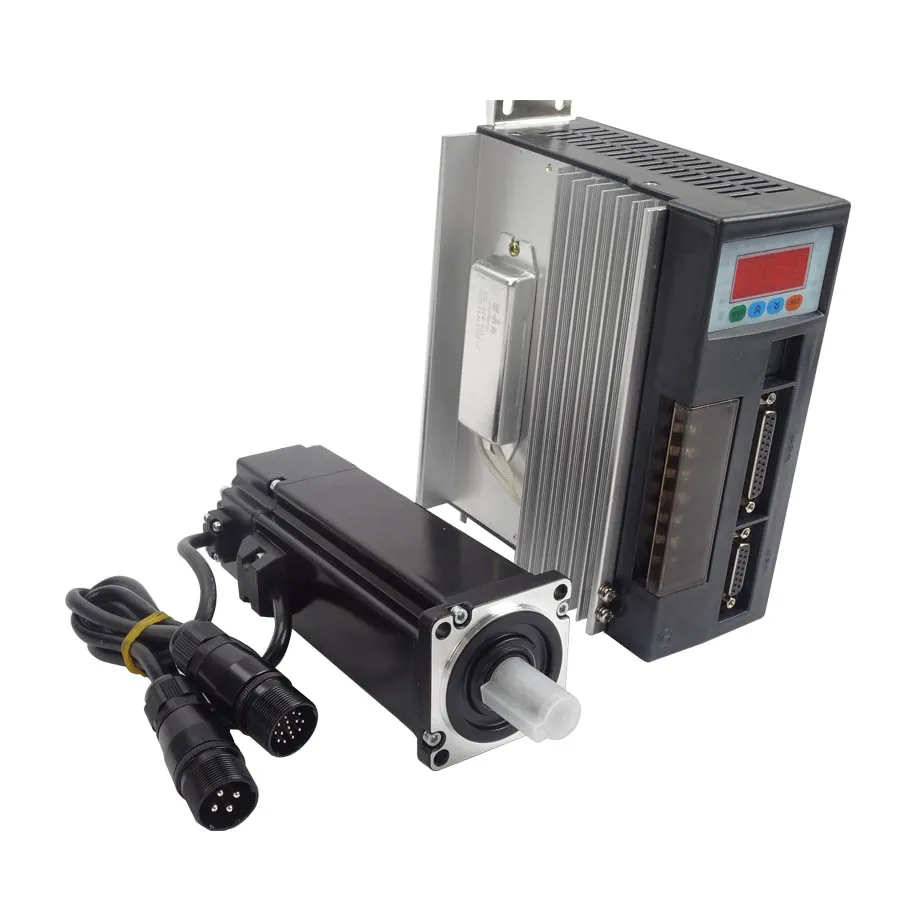 

1Set High Quality 60ST-M01930 AC Servo Motor 1.91N.M 600W 3000RPM 60ST with Driver System