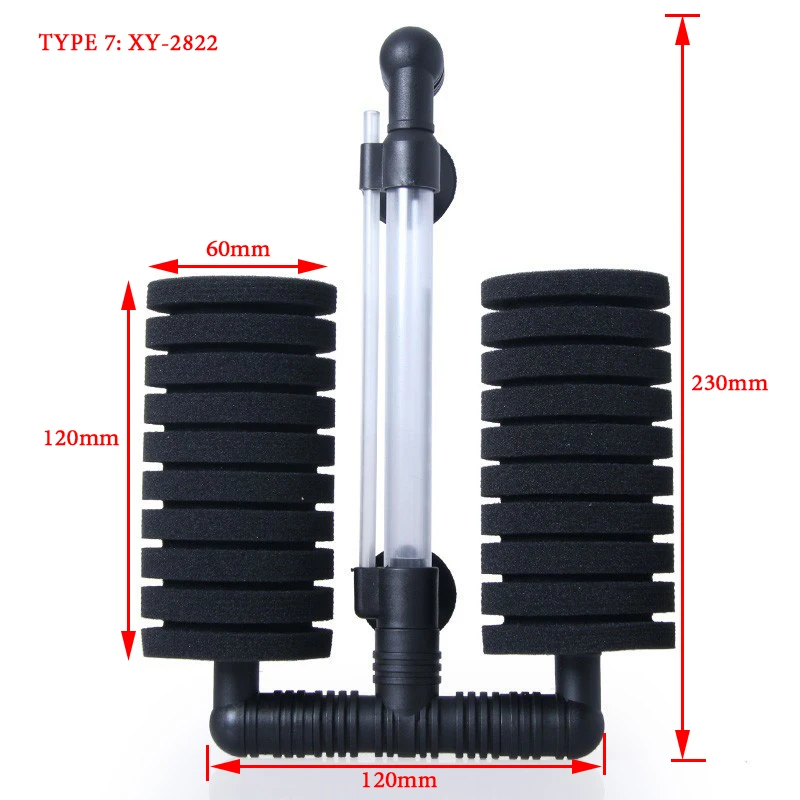 23 см аквариумный фильтр, воздушный скиммер с насосом, Биохимический ...